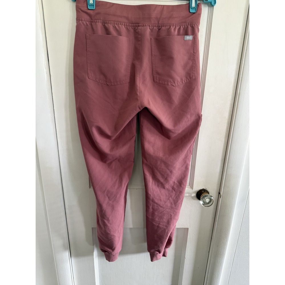 FIGS Zamora High Waisted Jogger Scrub Pants Mauve XS Medical Cargo Athleisure - Picture 5 of 8